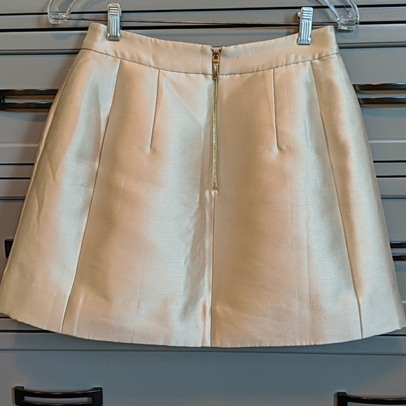 Kate Spade Champagne Silk Skirt - Picture 2 of 6